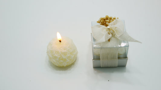 Asetat Kutulu Gül Top Mum