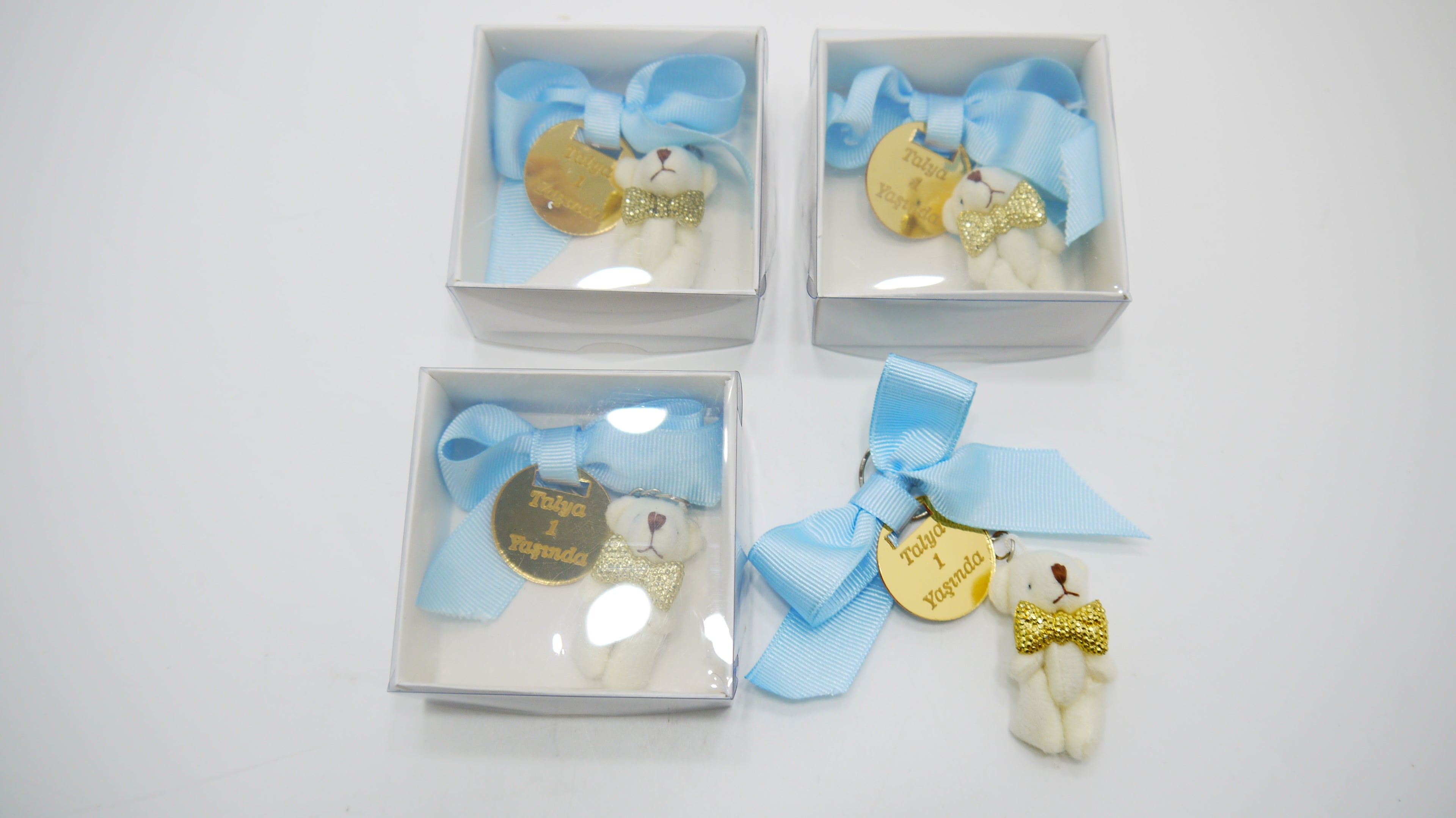 Papyonlu Ayıcık Hediyelik Anahtarlık