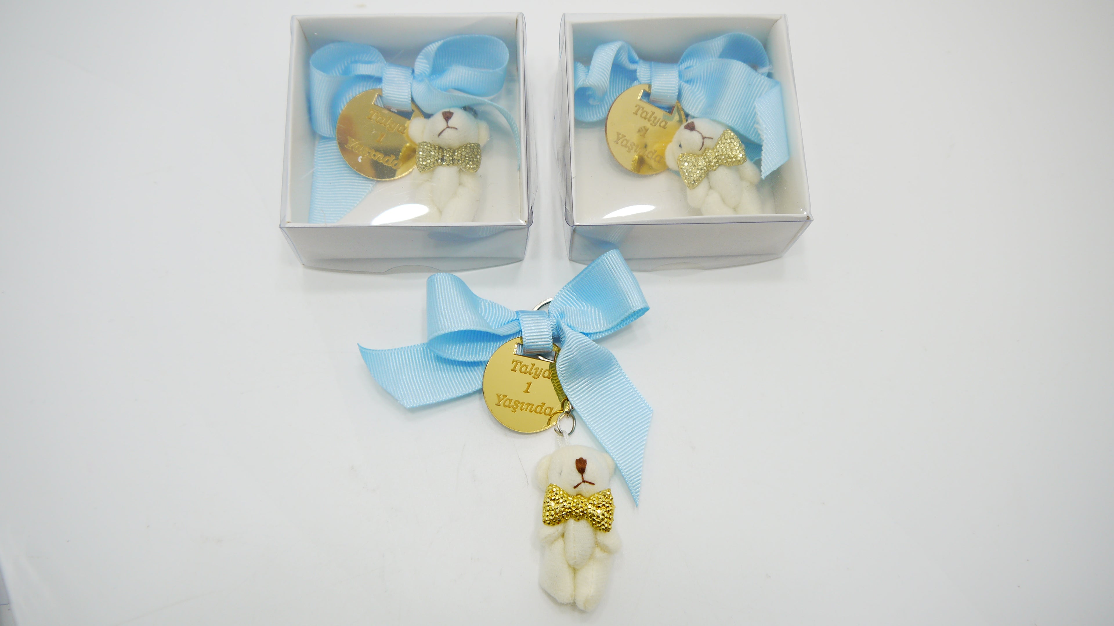 Papyonlu Ayıcık Hediyelik Anahtarlık