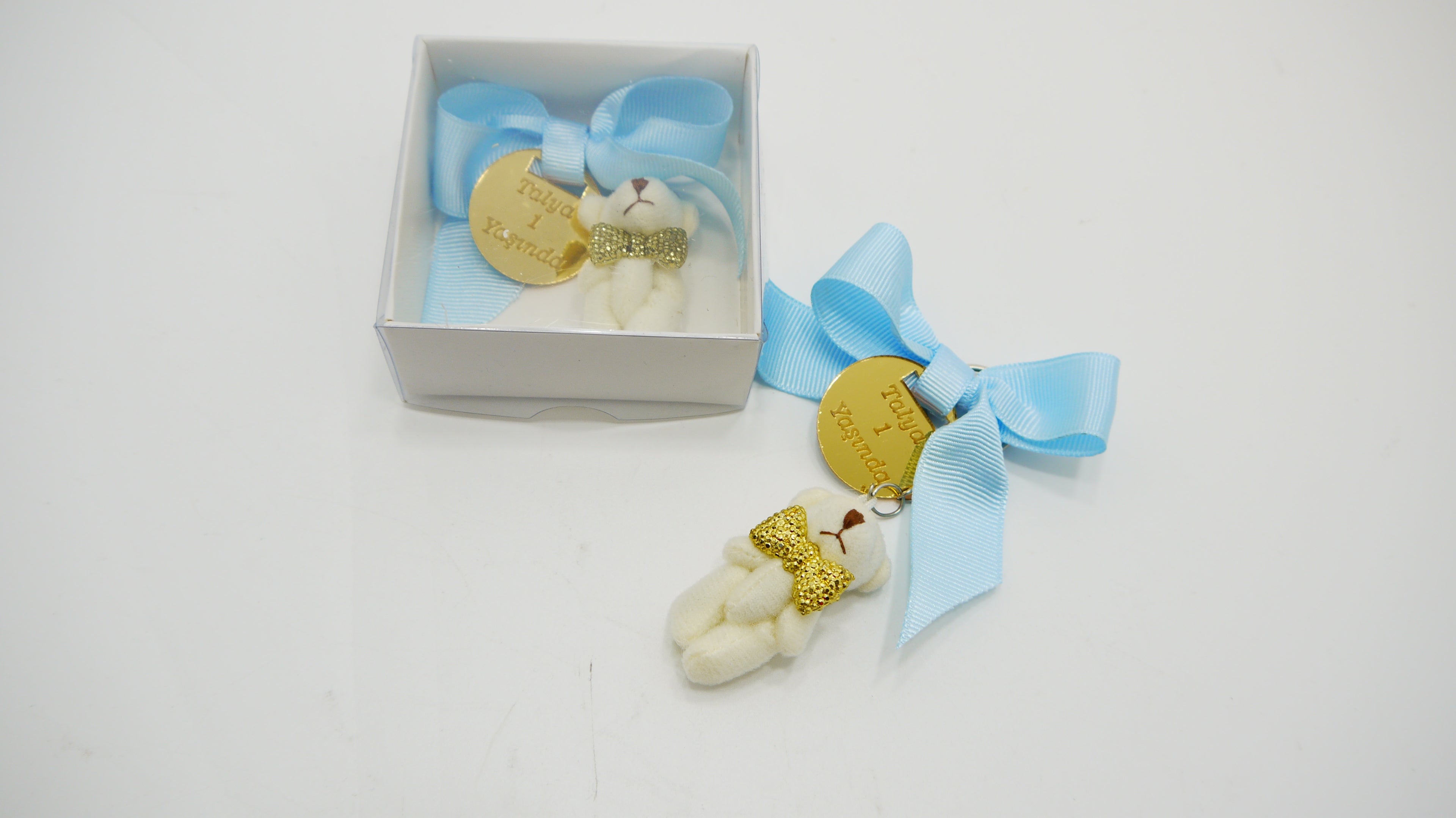 Papyonlu Ayıcık Hediyelik Anahtarlık