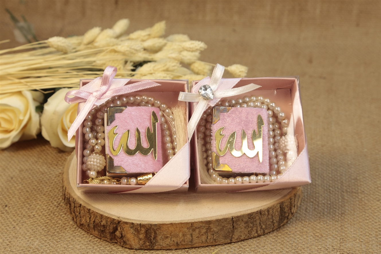 Allah Yazılı Kur'an Tesbih Seti