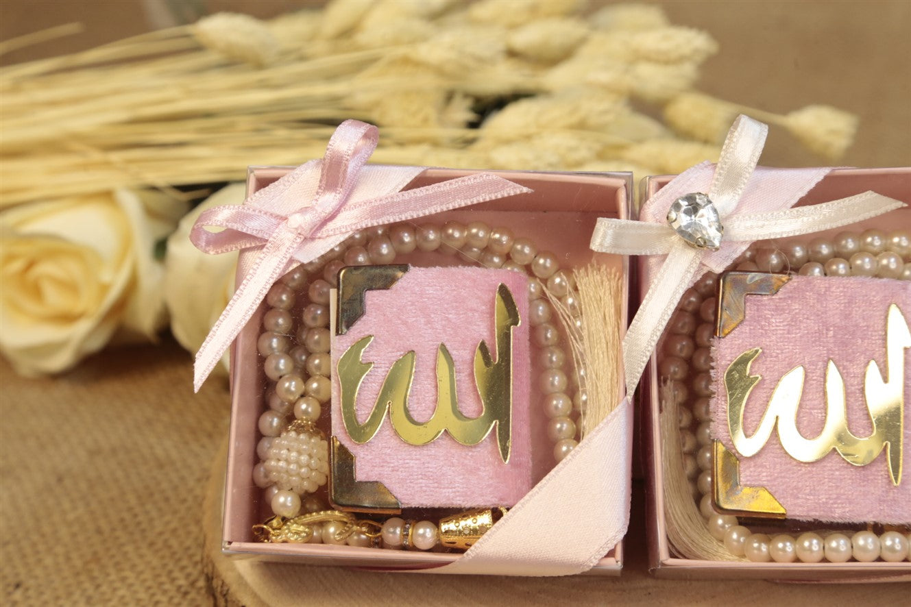 Allah Yazılı Kur'an Tesbih Seti