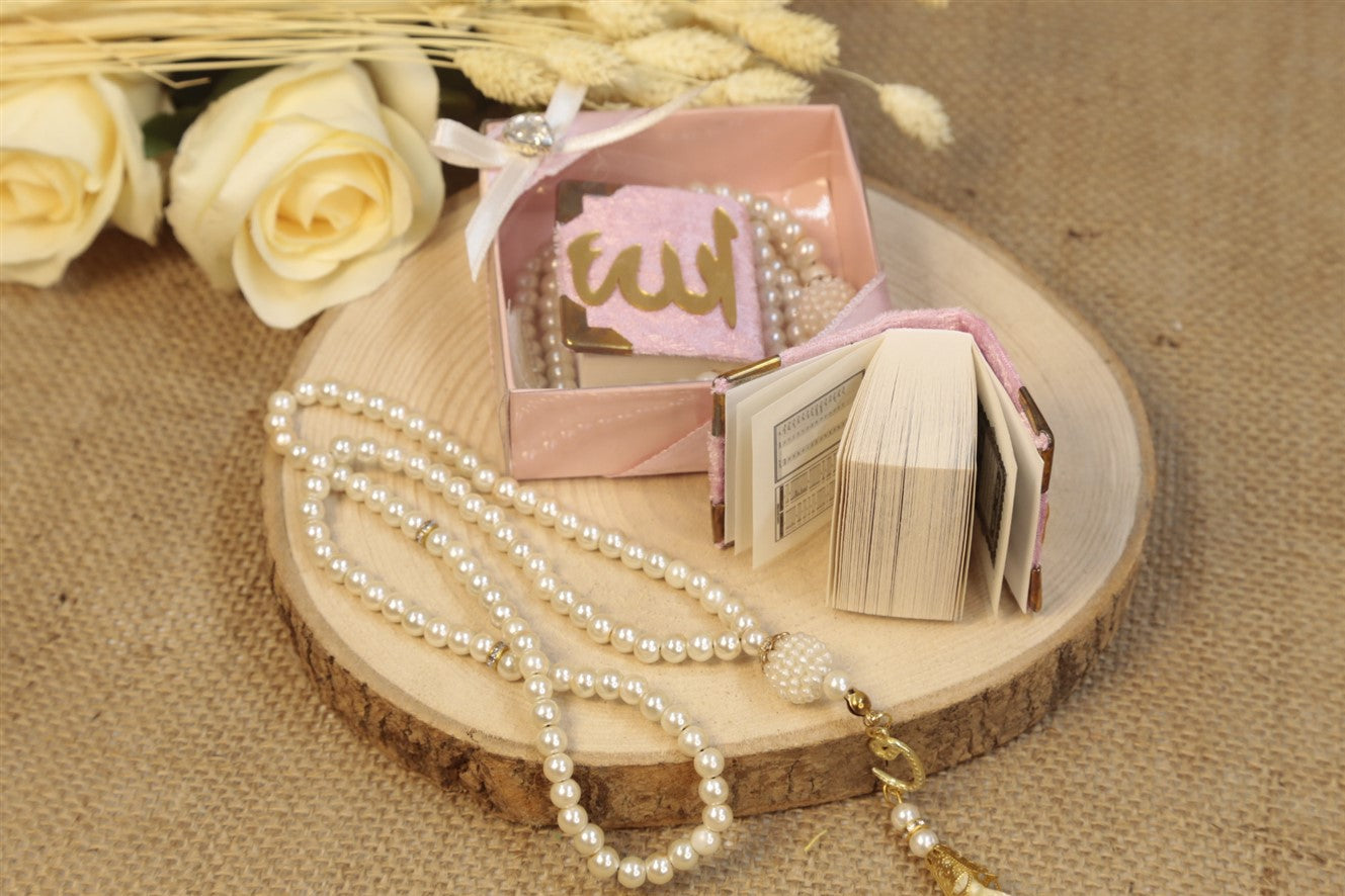 Allah Yazılı Kur'an Tesbih Seti