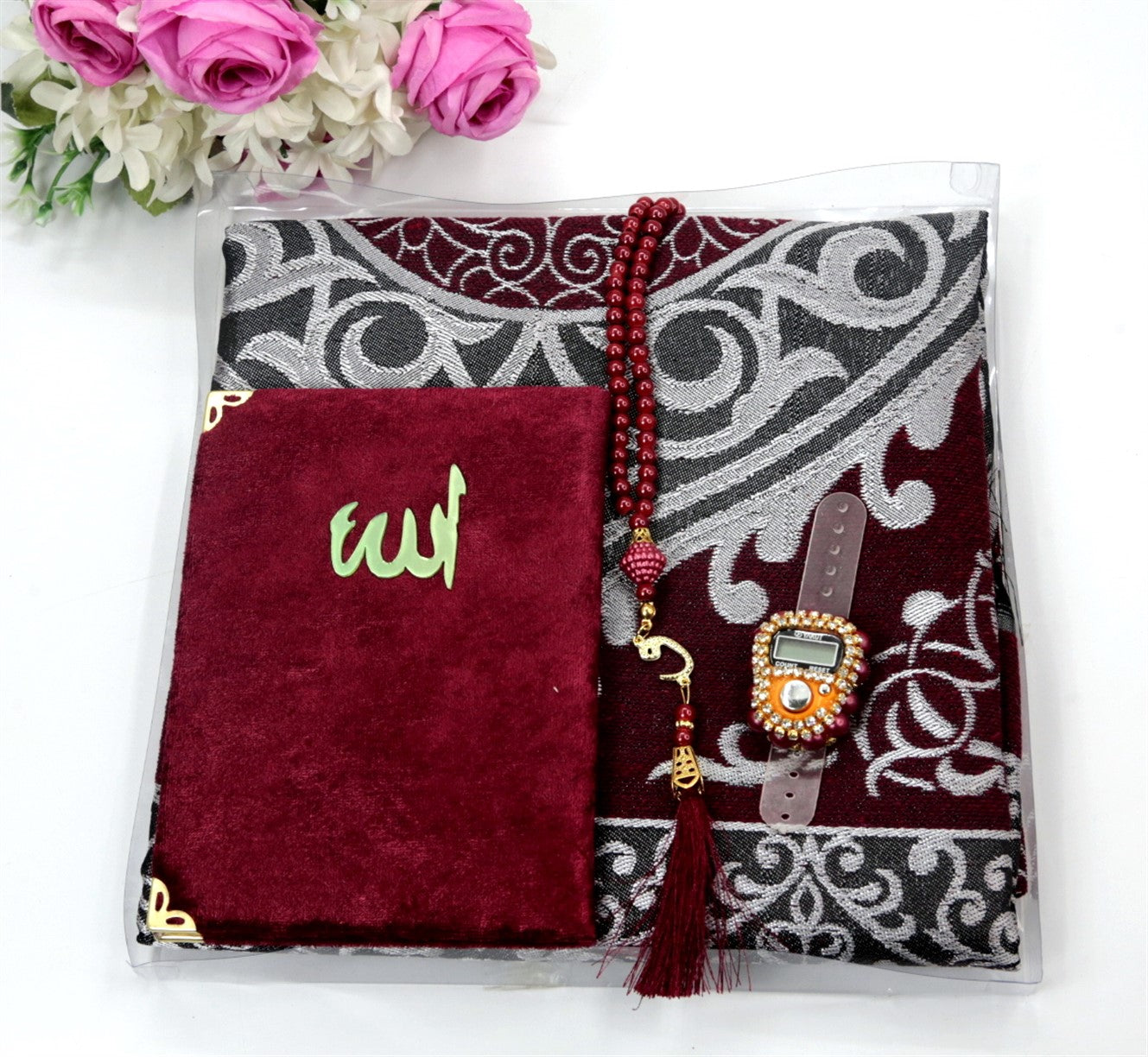 Pleksili Yasin Tesbih Zikirmatik Seccade