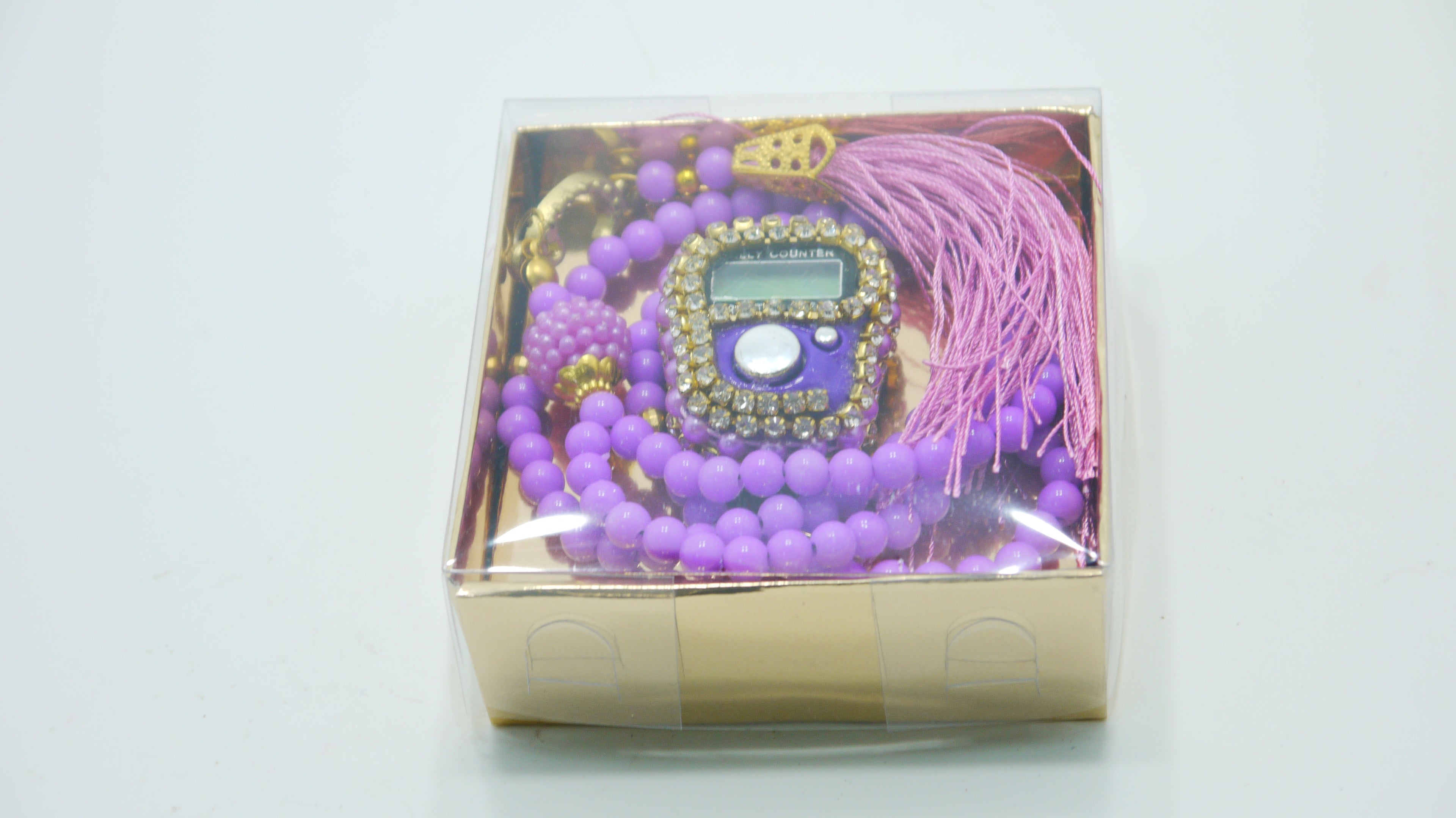 Taşlı Zikirmatik Tesbih Hediye Seti