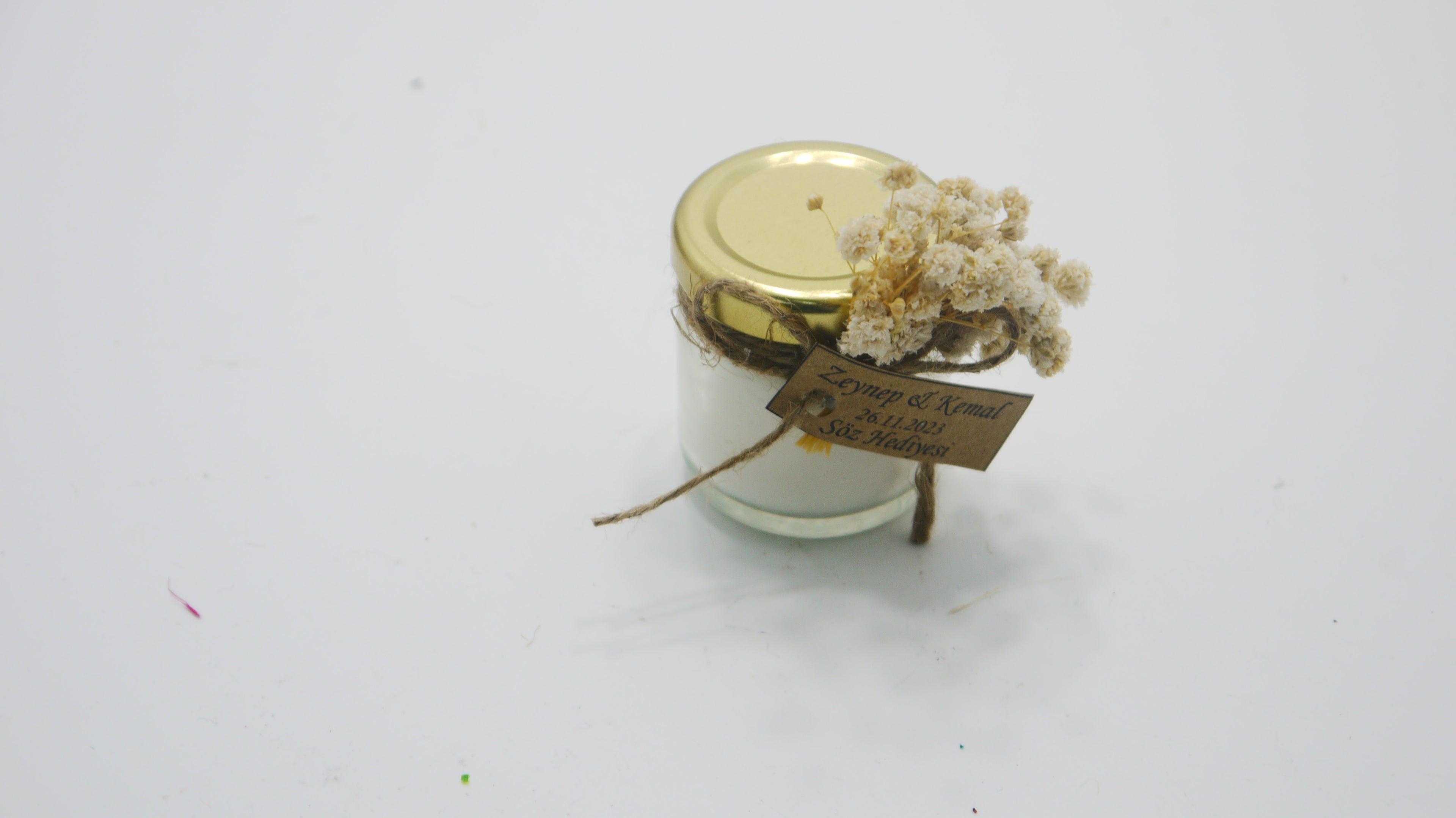 Kraft Etiketli Cipso Kavanoz Mum