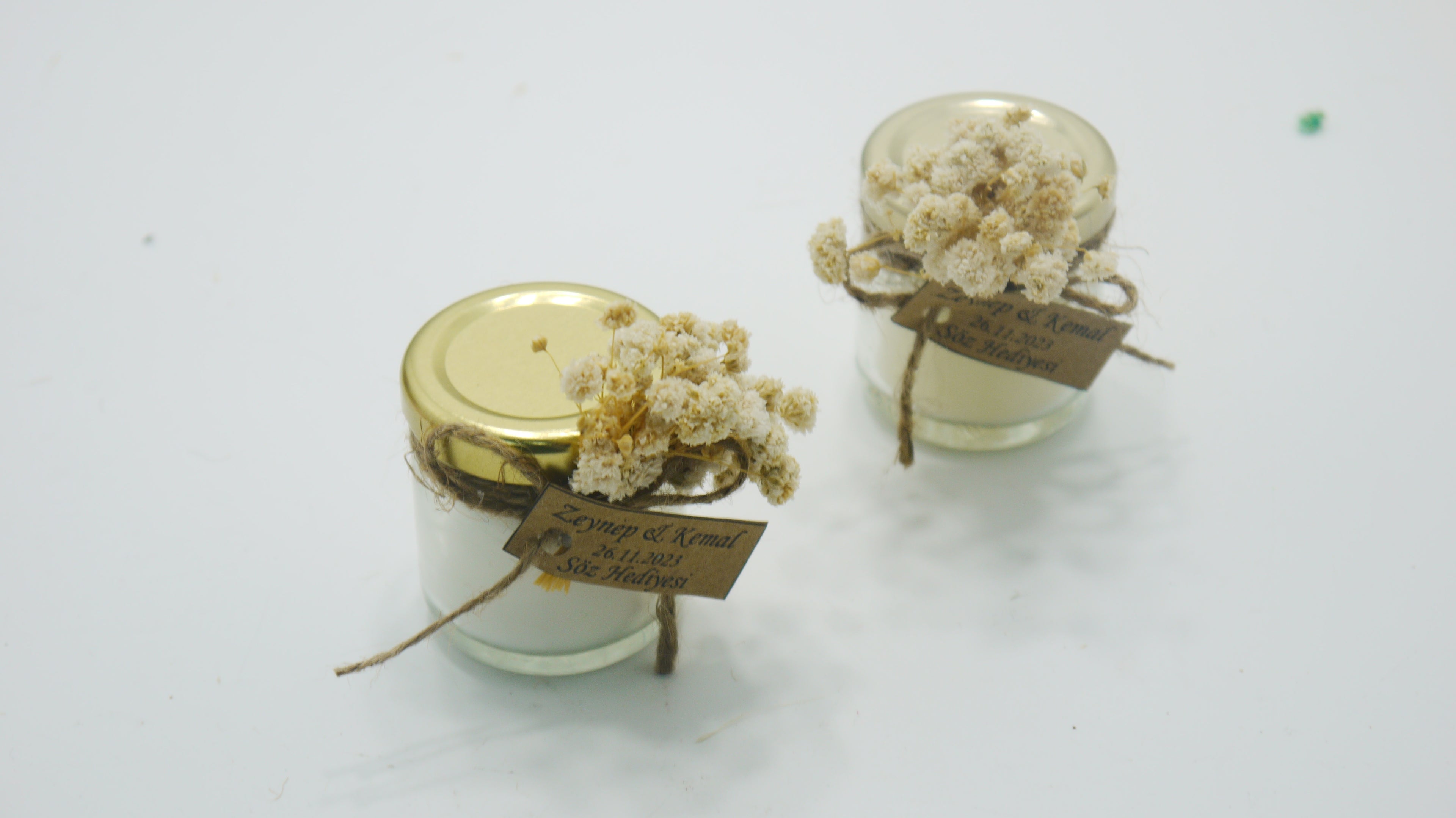 Kraft Etiketli Cipso Kavanoz Mum