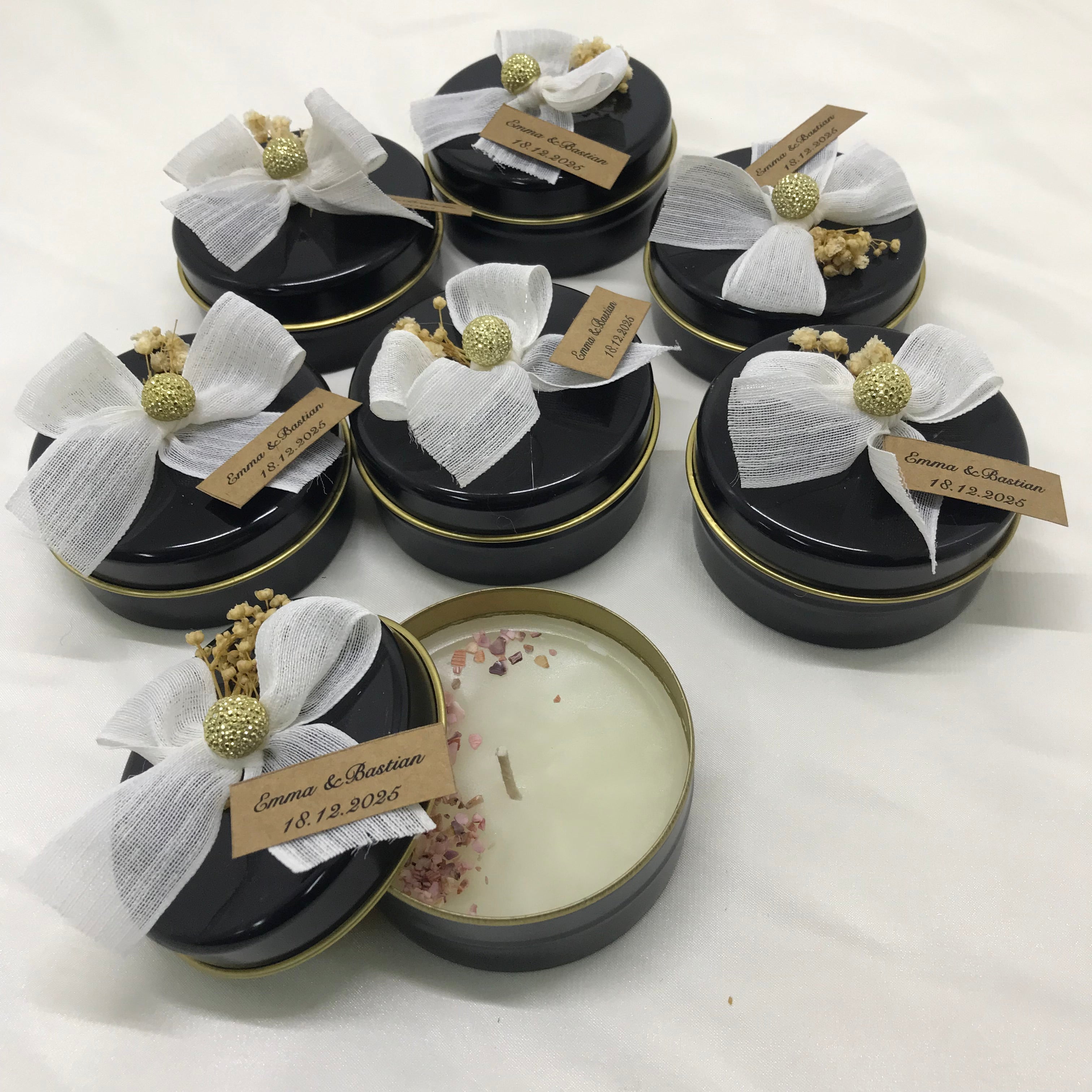 Cipso Detaylı Teneke Mum