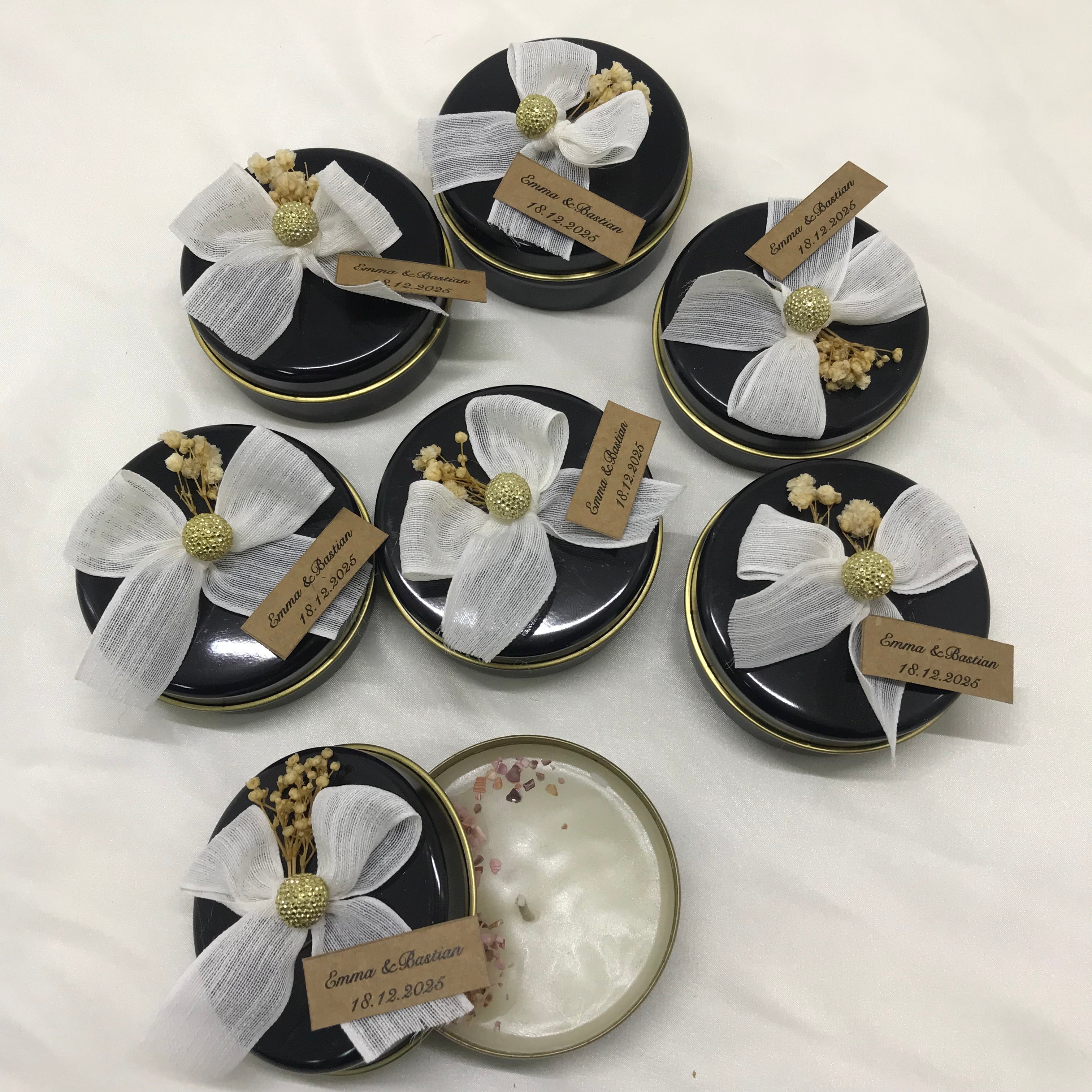 Cipso Detaylı Teneke Mum