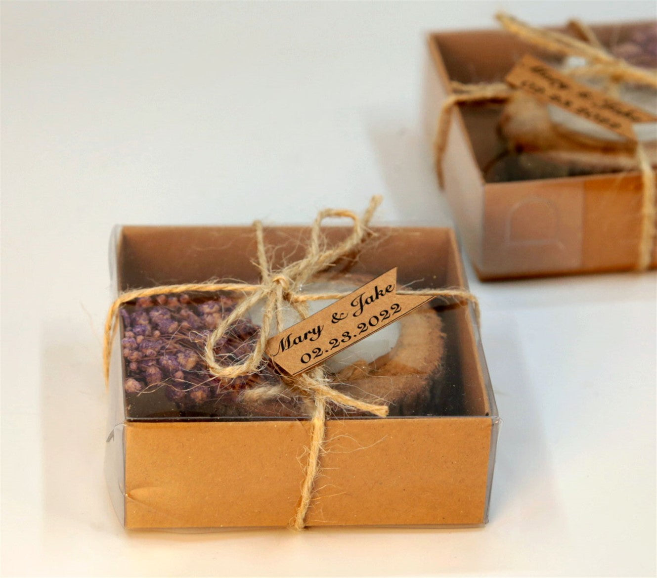 Rustik Kütük Tealight Mum Hediyesi