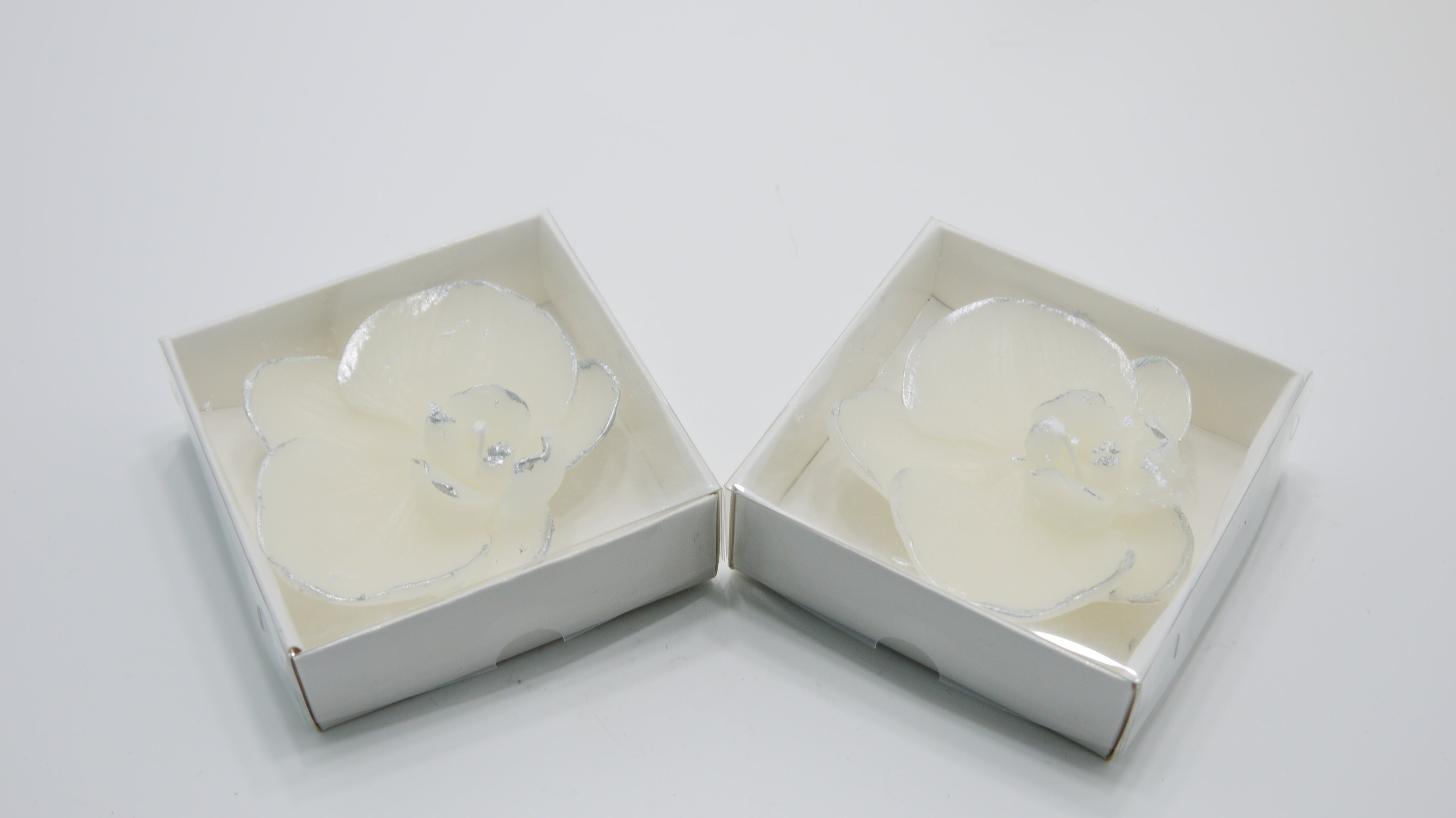 Asetat Kutulu Orkide Dekoratif Mum