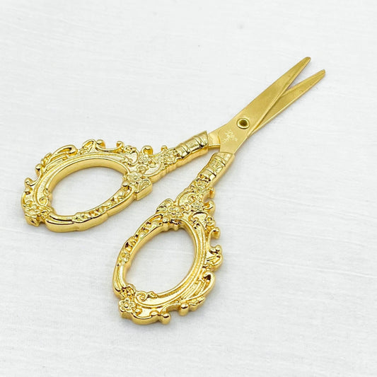 Antik Motifli Zarif El Makası