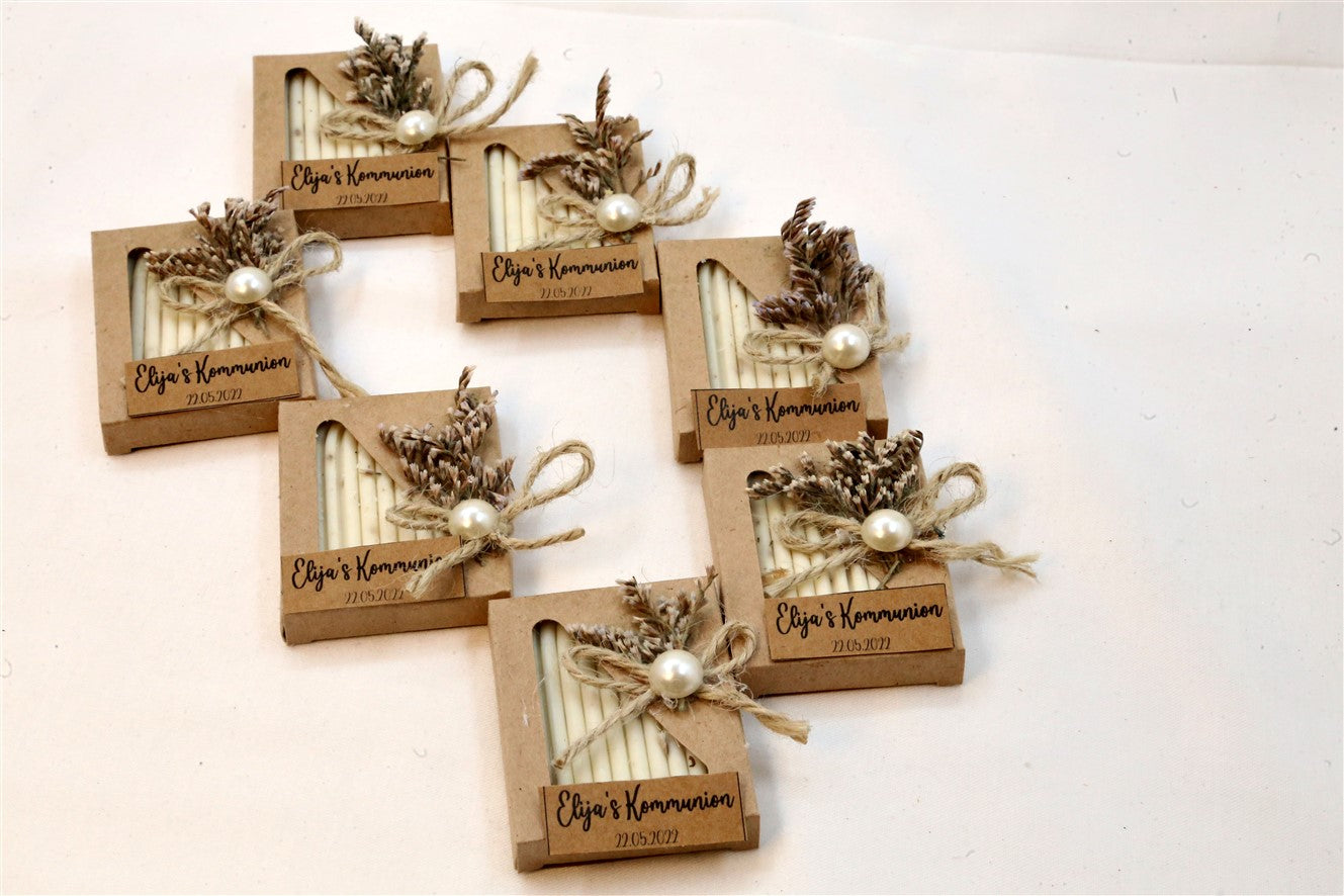 Kraft Kutulu İnci Süslemeli Sabun