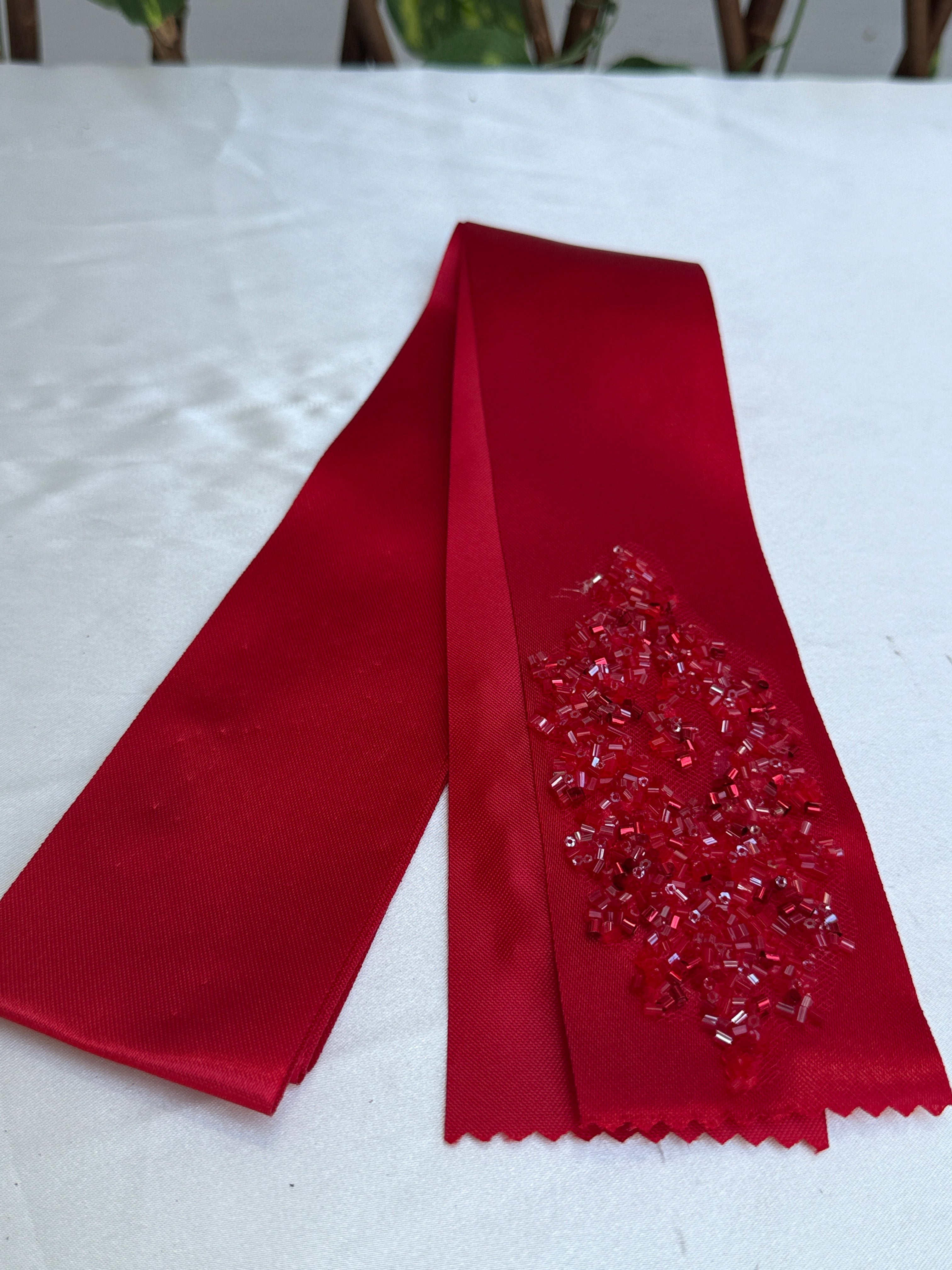 Taş İşlemeli Tül Kına Takımı